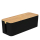 Kabel komputerowy MOZOS Organizer na kable i listwy Czarny Drewno KBO-BK-WOOD